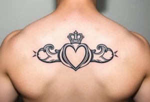 Irish claddagh ring tattoo idea