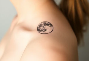 The moon tattoo idea