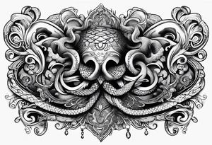 Kraken arm sleeve tattoo idea