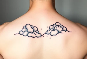 Storm clouds tattoo idea