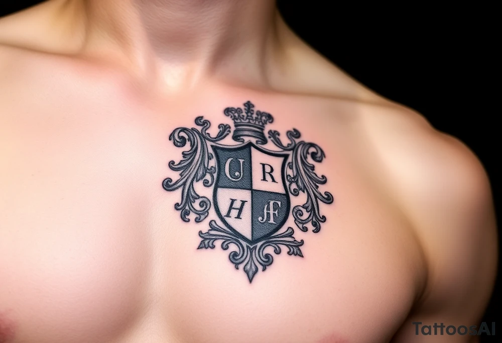 Smith, Irish family crest very intricate tattoo idea