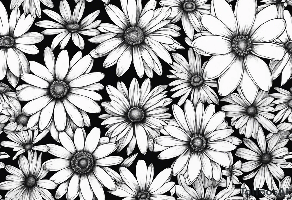 Daisy chain tattoo idea