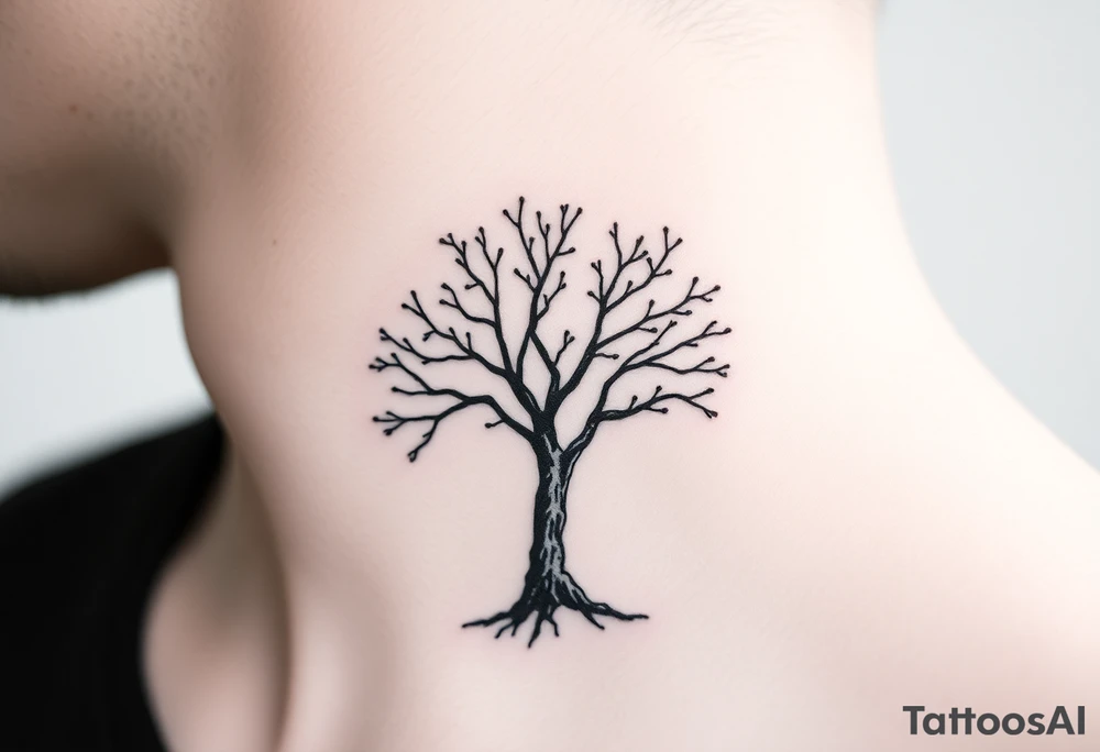 Sycamore tree tattoo idea