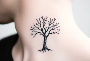 Sycamore tree tattoo idea