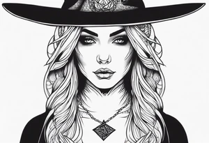 witch tattoo idea