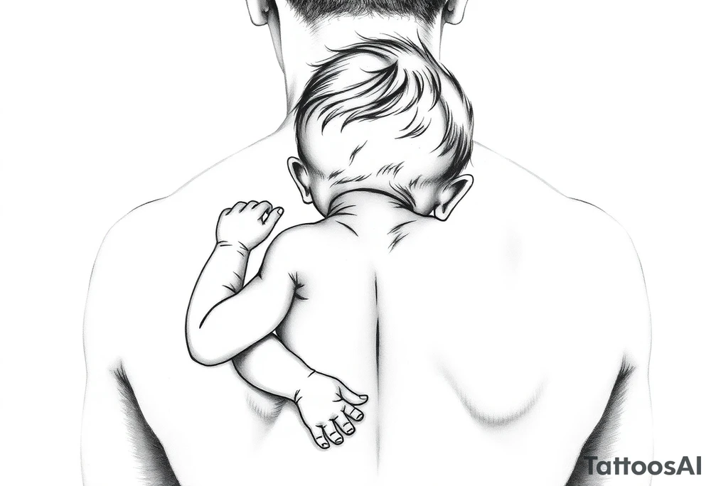 Baby boy tattoo idea