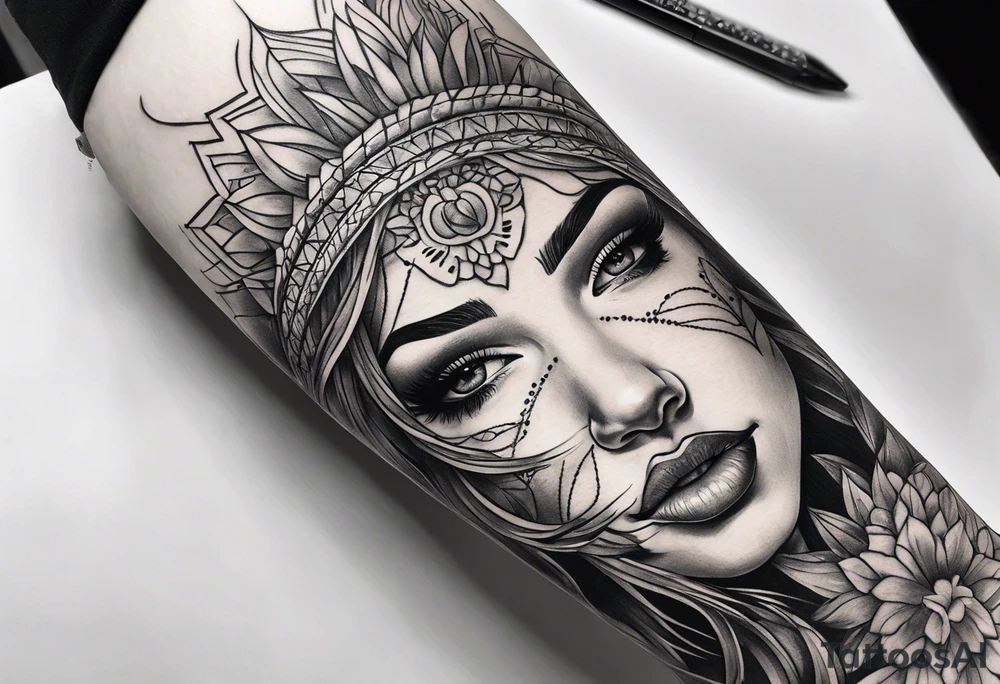 forearm sleeve tattoo idea