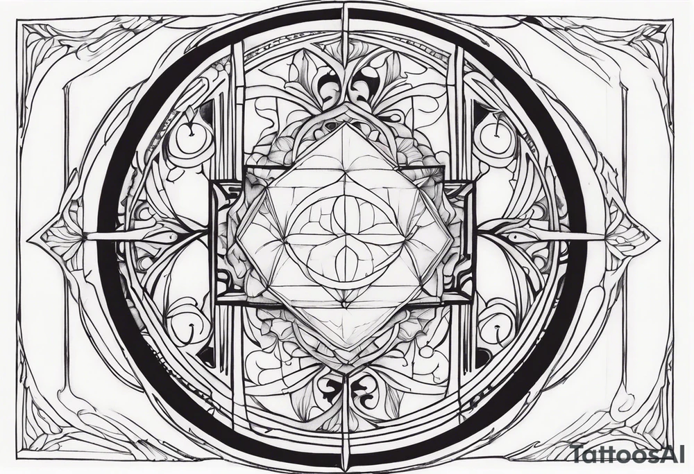 Portal to another world tattoo idea