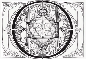 Portal to another world tattoo idea