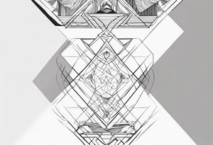 straight chain, horizontal tattoo idea