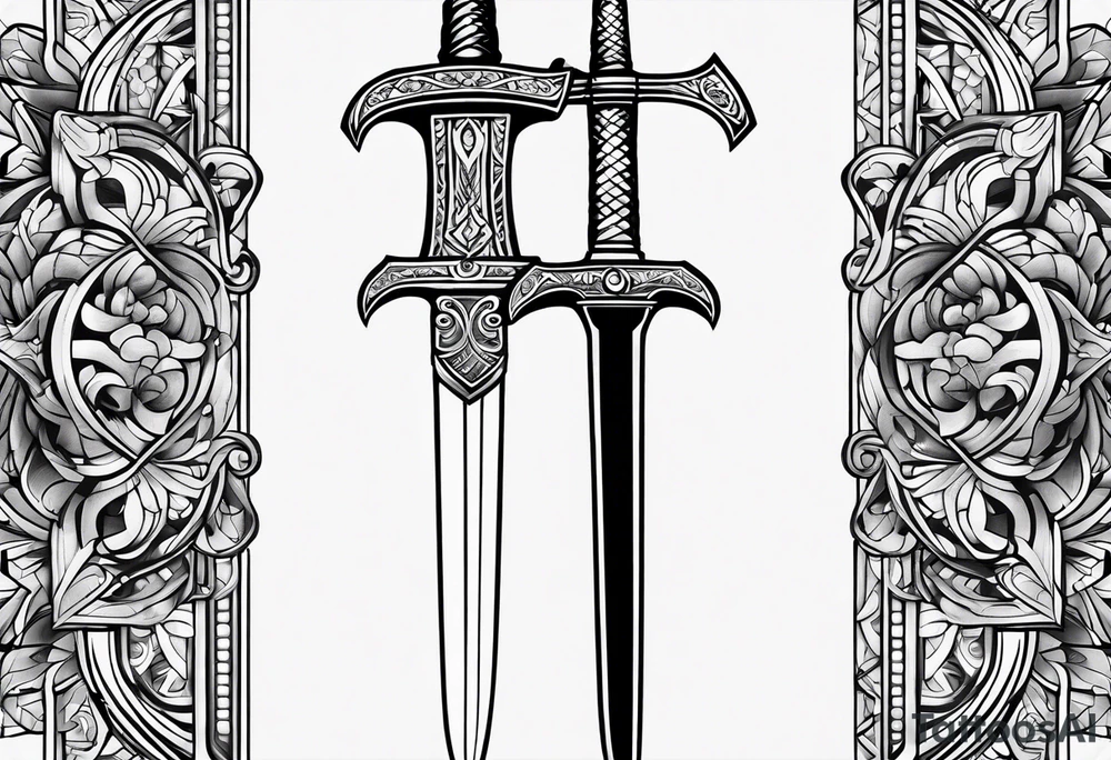 sword consistency tattoo idea