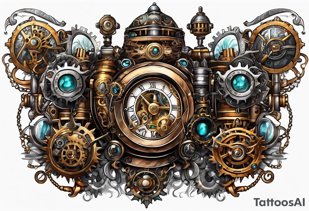 Steampunk tattoo idea