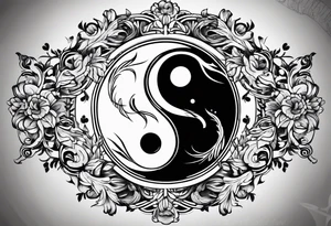 Ying Yang tattoo idea