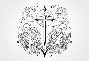 Emotions feeling/pain vs healing with resurrection from the pain and stronger you in the end. tattoo idea