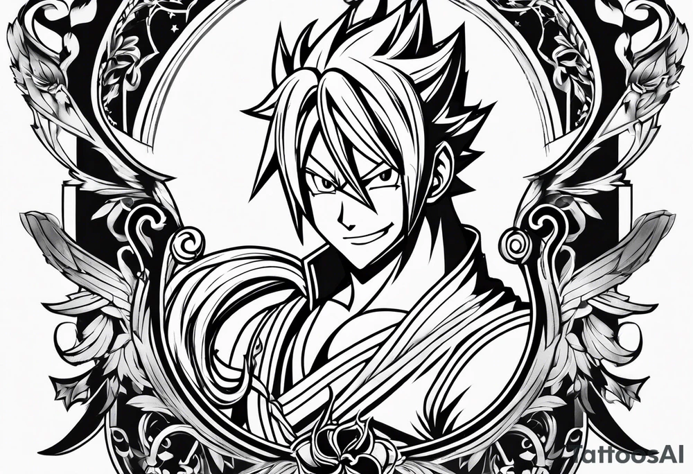The anime show Fairy tail logo tattoo idea