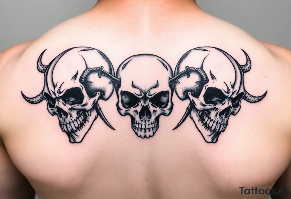 Turbin skulls tattoo idea