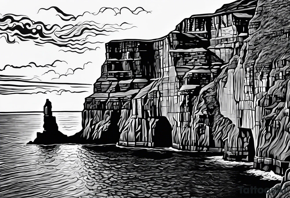 Cliffs of Moher tattoo idea