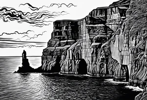 Cliffs of Moher tattoo idea