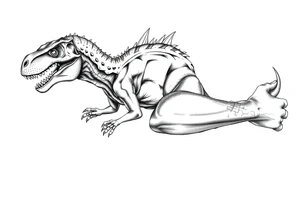 dinosaur tattoo idea