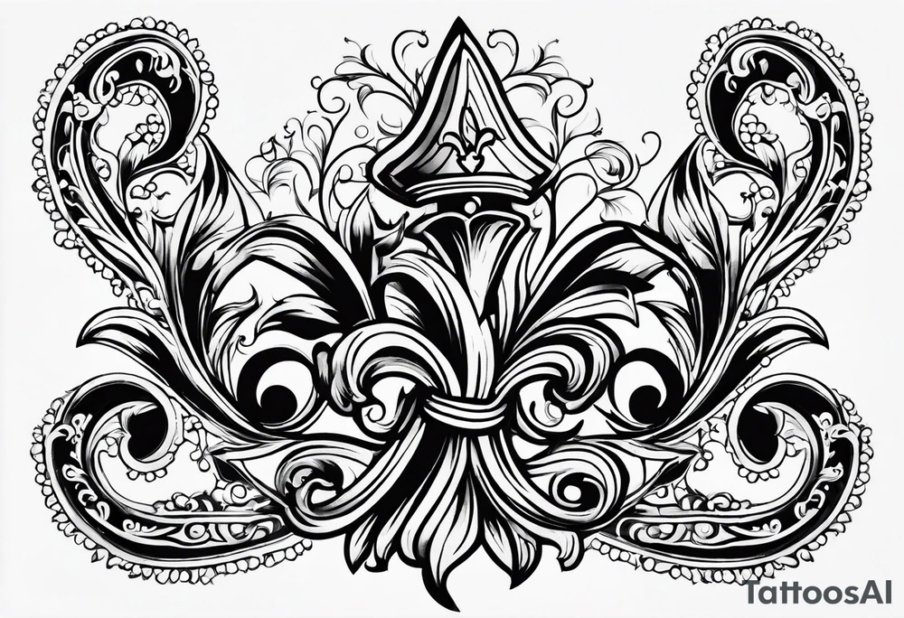 Fleur de lis tattoo idea