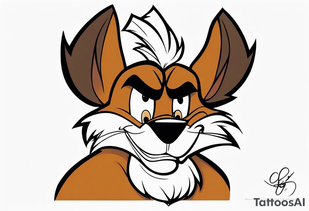 The looney tunes character taz tattoo idea