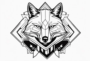 army angry fox commando tattoo idea