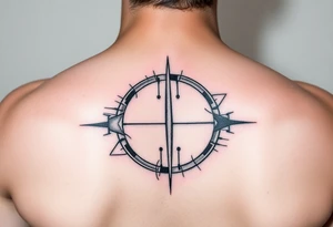 Line tattoo of play, pause, stop rewind, with mental and spiritual awareness. tattoo idea