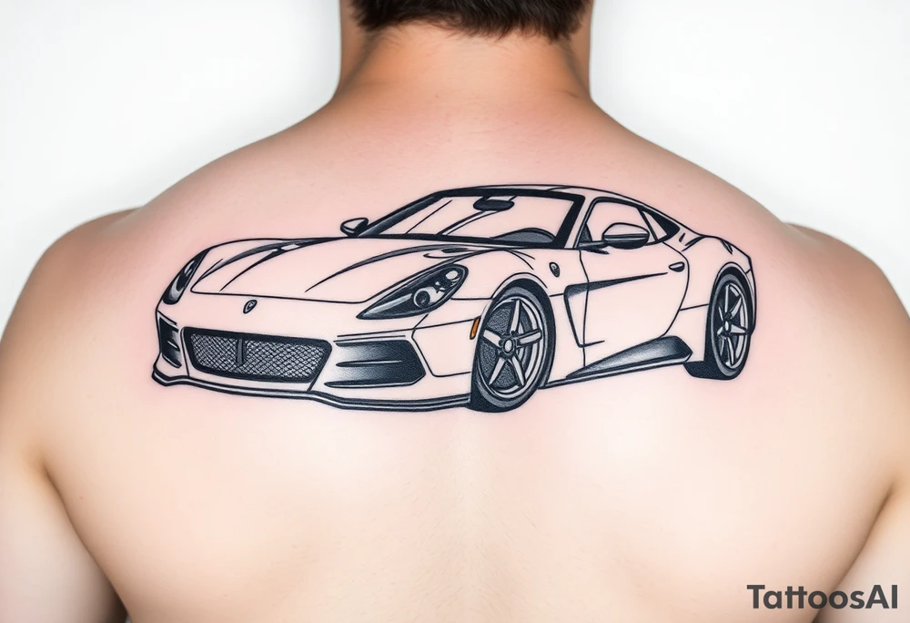 Car tattoo tattoo idea