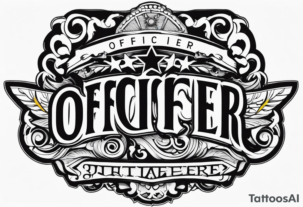 Officer Big Dick tattoo idea