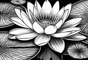 Water Lilly pad tattoo idea