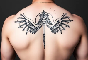 A half Sexy unique Aquarius goddess sleeve tattoo tattoo idea