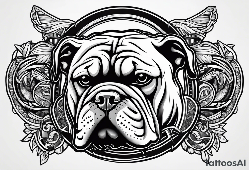 AMERICAN FOOTBALL
GEORGIA
BULLDOGS tattoo idea