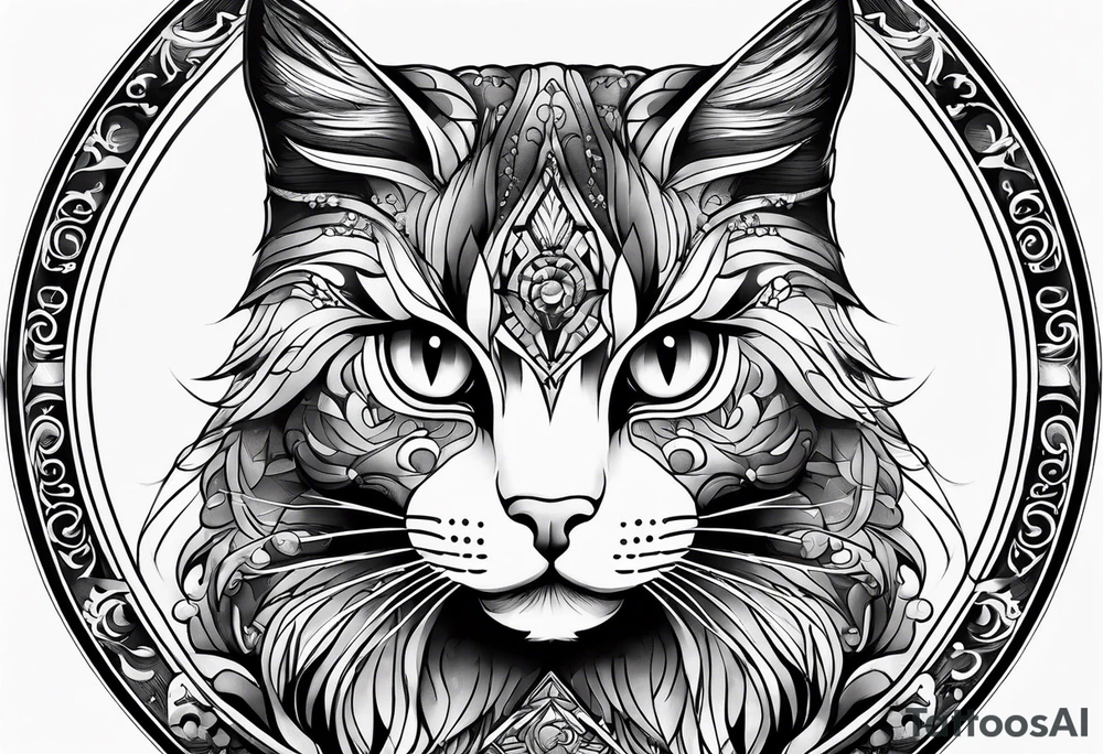 gato tattoo idea