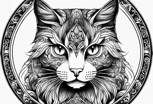 gato tattoo idea