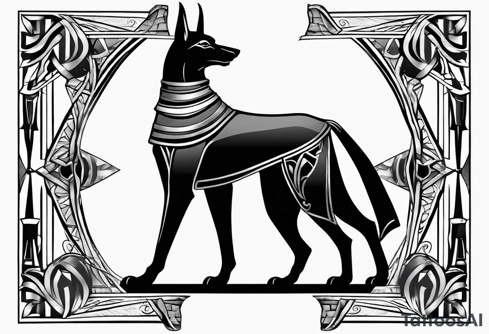 anubis tattoo idea
