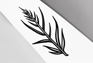 Aloe plant leaf with 51.3168° N, 0.5600° W next to it tattoo idea