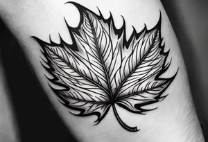 Maple seed tattoo idea