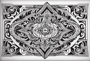 I want to have a 3/4 sleeve tattoo in the polynesian style tattoo idea