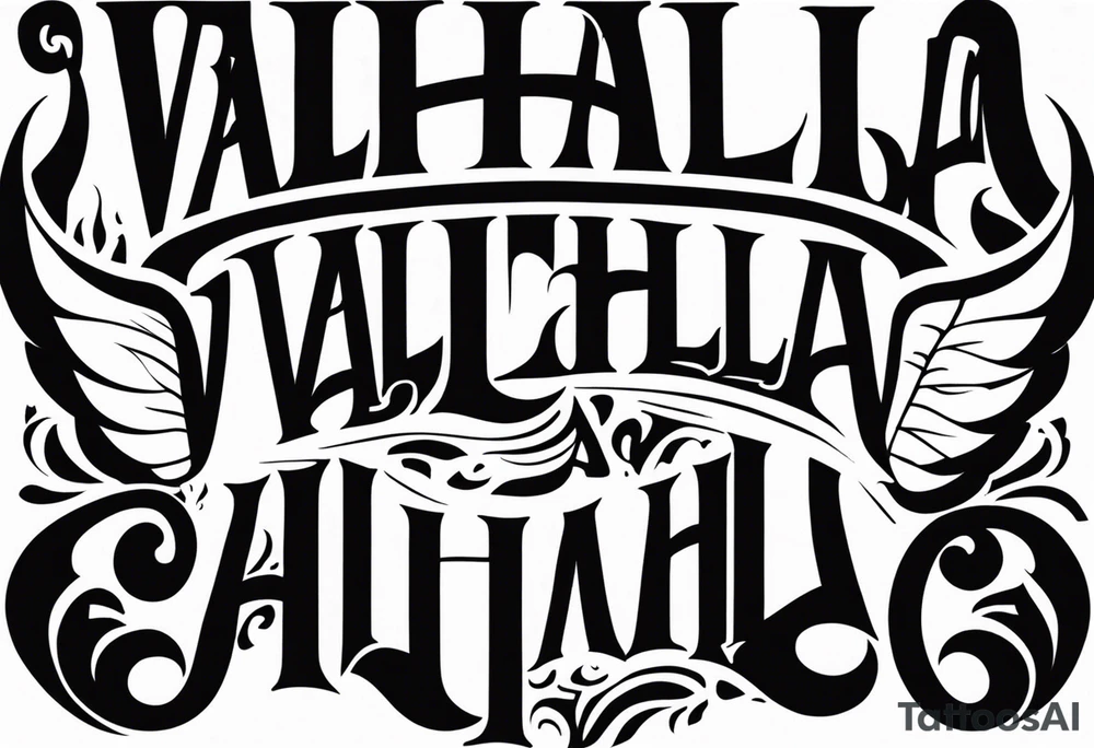Valhalla tattoo idea