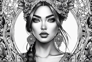 woman tattoo idea