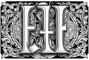 3 letter (FFC) tattoo idea