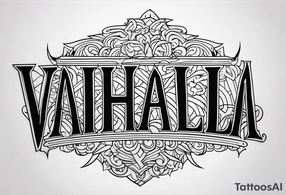 Valhalla tattoo idea
