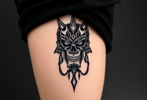 The yellow kings pallid mask tattoo idea