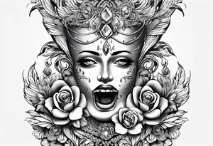 crystal tattoo idea