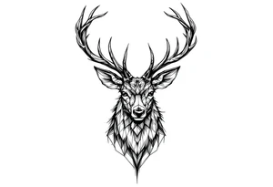 Deer,nature tattoo idea