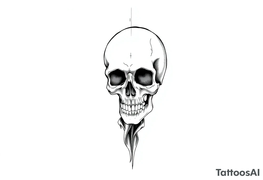 Death half sleeve tattoo idea