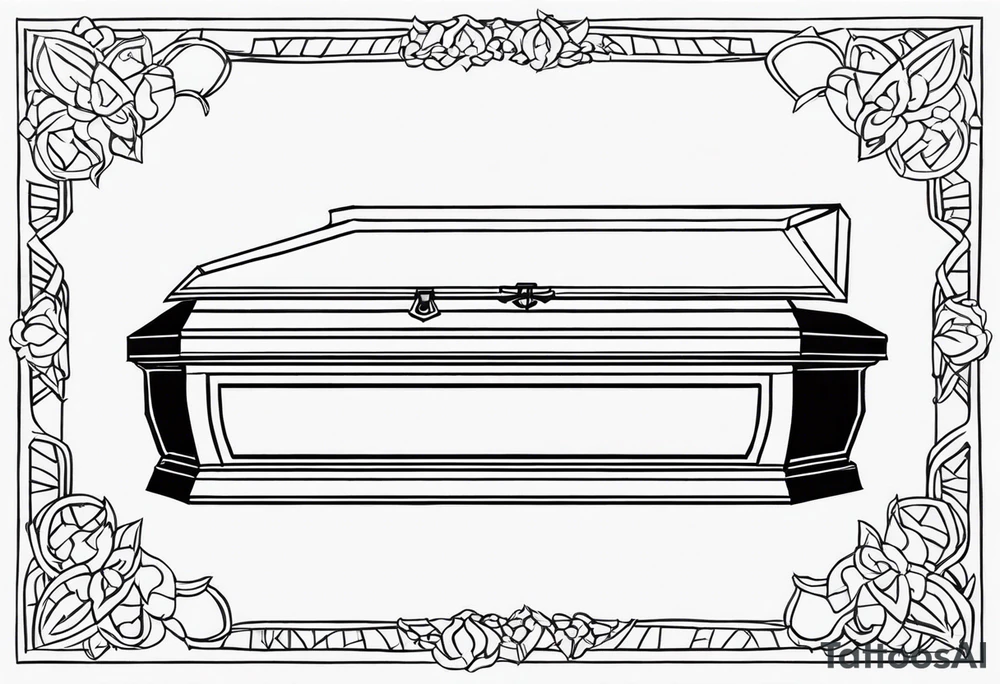 Coffin tattoo idea