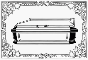 Coffin tattoo idea