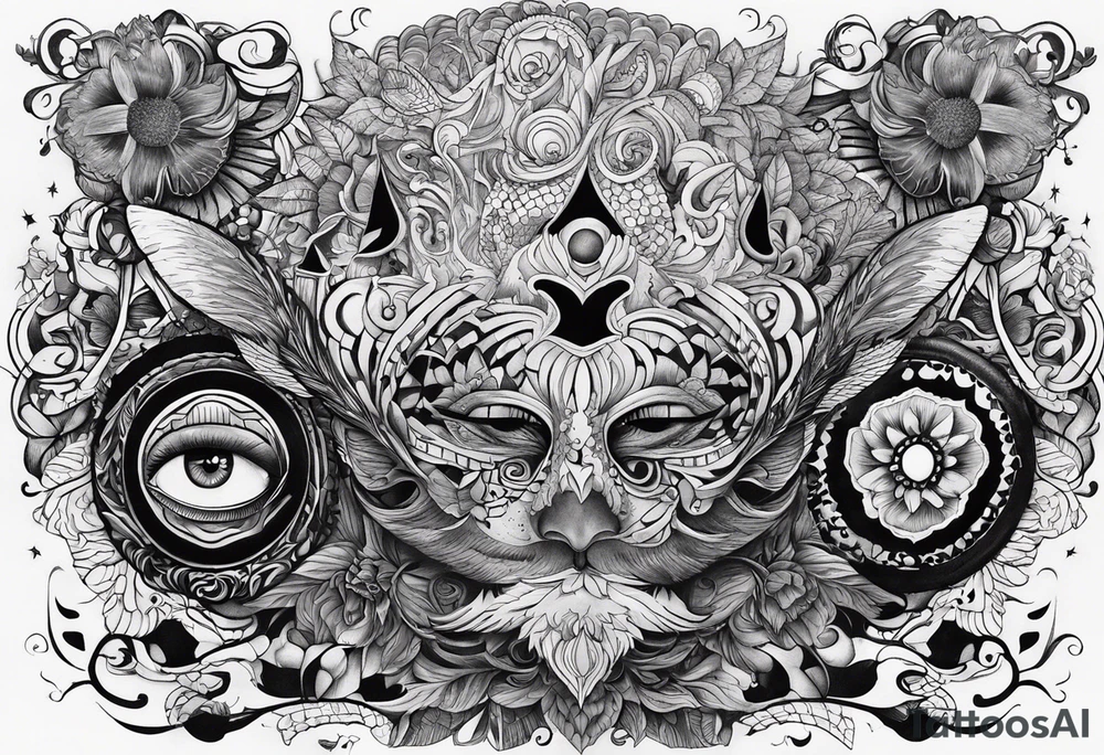 I don't hear, I don't see, I don't speak tattoo idea
