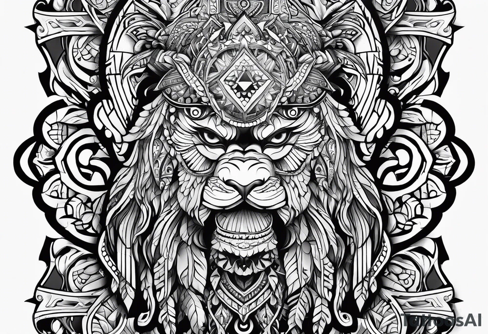 Manly, cool tattoo idea